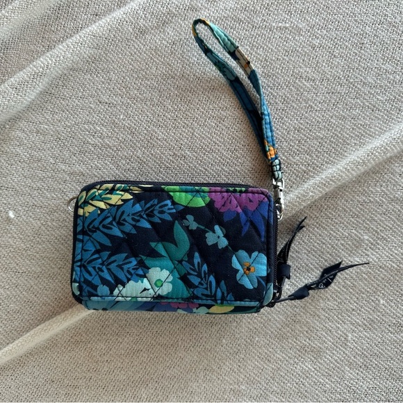 Vera Bradley Purple and Blue Bundle Wallet and Pouch - Picture 6 of 9